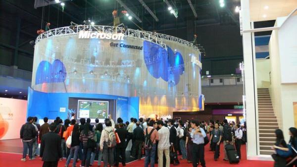 微軟攤位