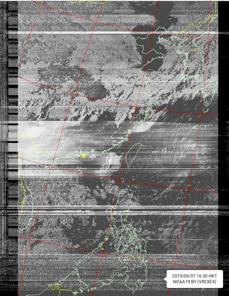 NOAA19 黑白相